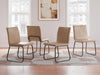 Pharwynn - Dining Upholstered Side Chair (Set of 4) - Toast Signature Design by Ashley®