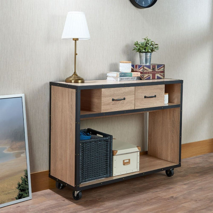 Bemis - Accent Table - Weathered Light Oak ACME