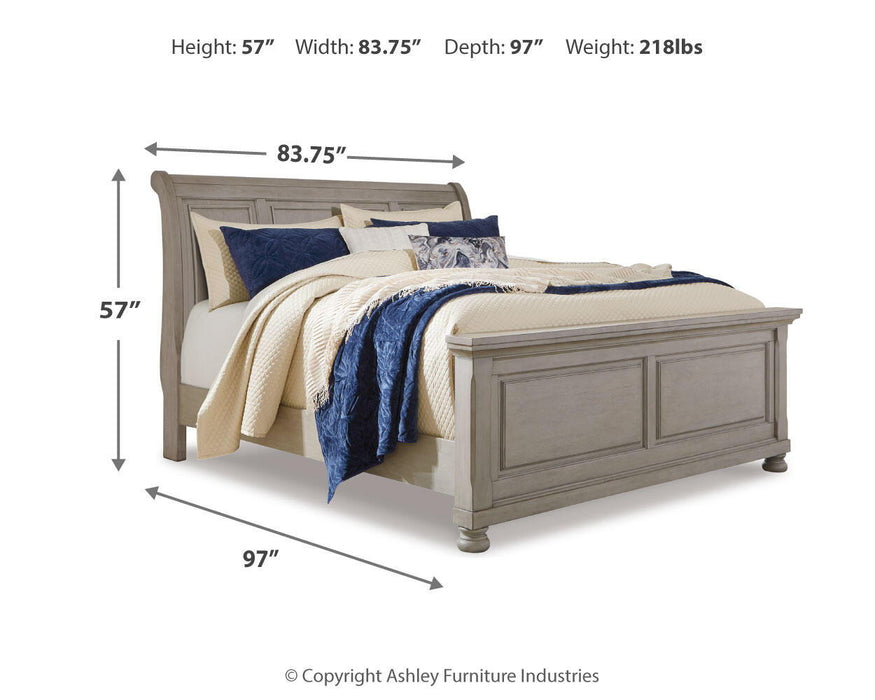 Lettner - Sleigh Bed Signature Design by Ashley®