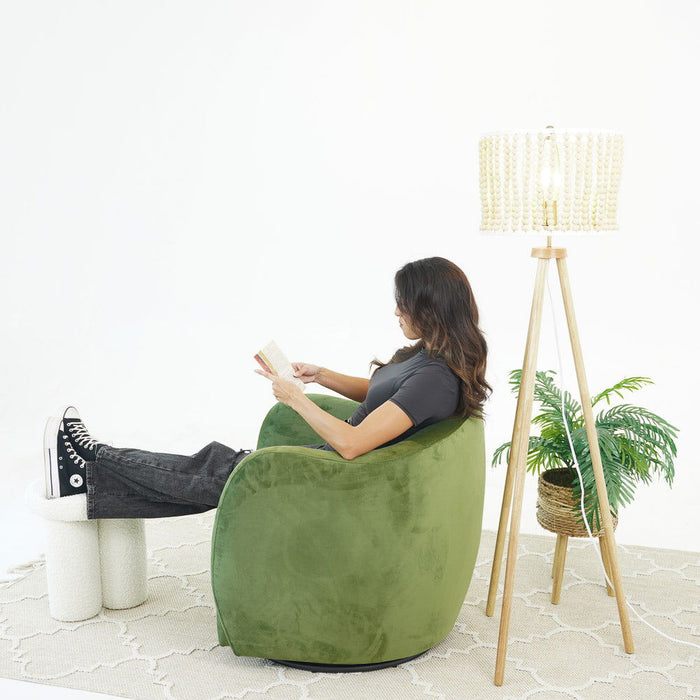 Renee - Swivel Chair - Green Ashcroft Furniture
