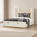 La Pierre - Bed With Storage Drawers And LED Headboard Matrix Furniture Group