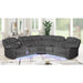 Challenger - Recliner Sectional Sofa, Built In USB, C Ports & Bluetooth Matrix Furniture Group