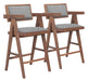 Delhi - Stool (Set of 2) Zuo Modern