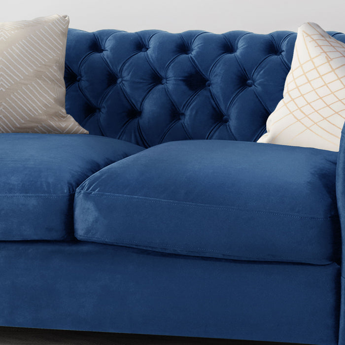 Loveseat Sofa - Navy Blue