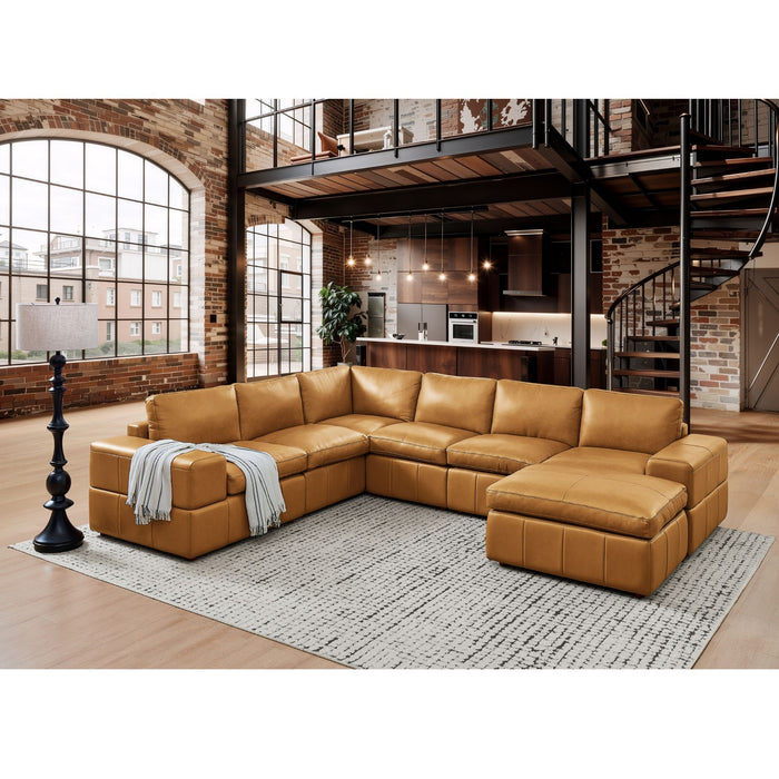 Large Square Arms Modular Sectional Home Essentials