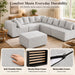8 Seater U-Shaped Couch With Ottoman Home Essentials