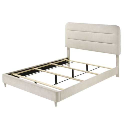 Upholstered Panel Bed, Sleek Lines Home Essentials