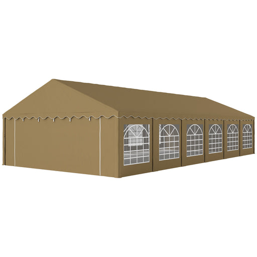 Outdoor Party Tent For Events - Brown Home Essentials