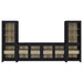 Kennison - 3 Piece Entertainment Center - Black Furniture Max