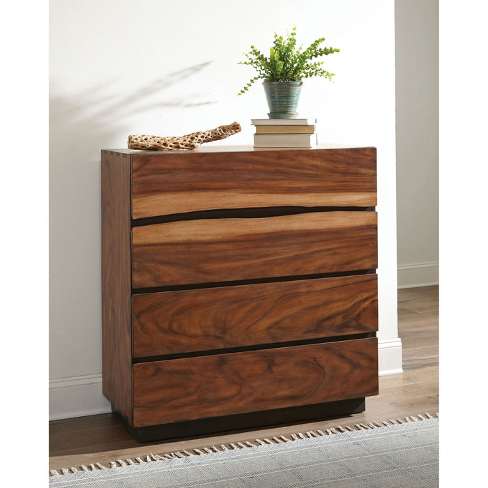 Beverly - 4 Drawer Chest Of Drawers - Walnut Furniture Max