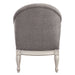 Florian - Chair - Gray Fabric & Antique White ACME
