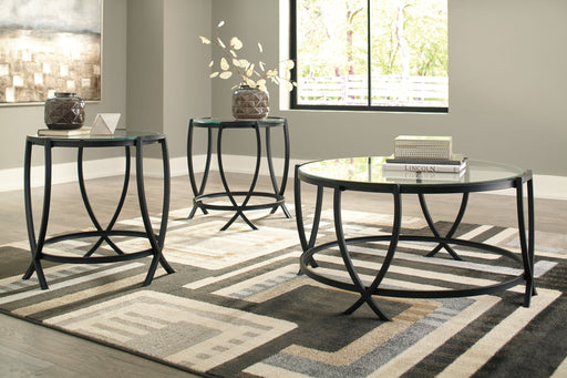 Tarrin - Occasional Table Set (Set of 3) - Black Signature Design by Ashley®