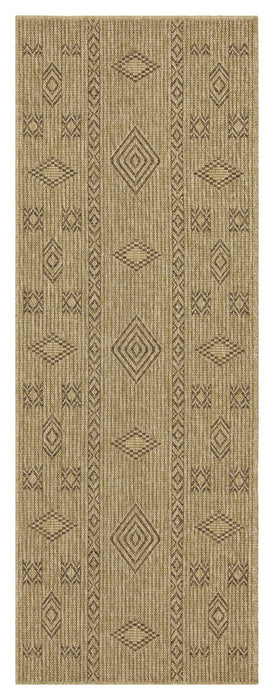 Earth - 7'10" X 10'3" Indoor, Outdoor Area Rug - Natural, Mocha