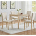 Modern 4 Person Dining Table Set With 4 Chairs Home Essentials