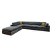 Custom Configuration Modular Sectional & Toss Pillows Home Essentials