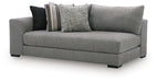 Creston Heights - LAF Corner Chaise - Smolder Signature Design by Ashley®