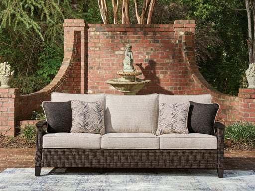 Monterey Point - Sofa With Cushion - Dark Brown Signature Design by Ashley®