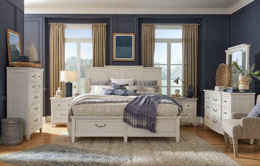 Willowbrook - Landscape Mirror - Egg Shell White With Slight Rub Through Magnussen Furniture