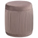 Pescadero - Round Upholstered Ottoman - Mauve Furniture Max