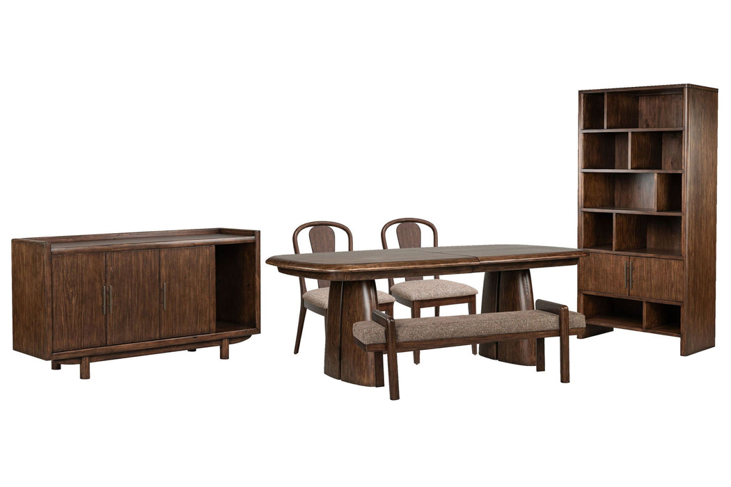 Belville - Extendable Trestle Dining Table Set Magnussen Furniture