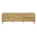 TV Stand Console With Storage Drawers And Cabinets - Walnut 8th Street