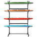 Freestanding Kayak Storage Rack With Lockable Wheels For Kayak, Canoe, Sup & Surfboard Daily Nest