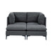 Upholstered Modular Sectional & Tall Legs Home Essentials