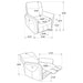 Beacon - Power Swivel Recliner With USB Charging And Adjustable Recline Furniture Max