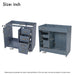 Retro Style Bathroom Vanity, 3 Drawers & Soft Closing Doors Hearth and Haven