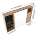 Wall Mounted Bathroom Mirror Cabinet With Soft Close Door, Storage Cabinet - Imitative Oak Home Essentials