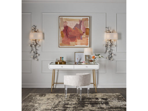 Love. Joy. Bliss.-Miranda Kerr Home - Allure Vanity Desk - White Miranda Kerr Home