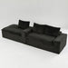 Modular Sofa, Convertible Twin Seat With Chaise Lounge Home Essentials