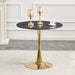 Round Dining Table & Thickened Top For Kitchen Home Essentials