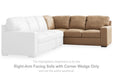Bandon - Raf Sofa With Corner Wedge - Toffee Signature Design by Ashley®