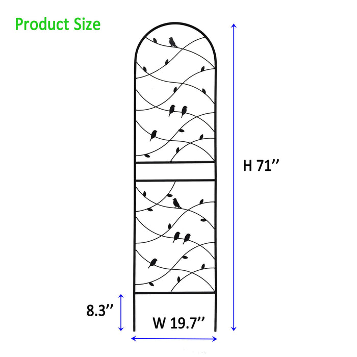 Garden Rustproof Trellis For Climbing Plants Daily Nest