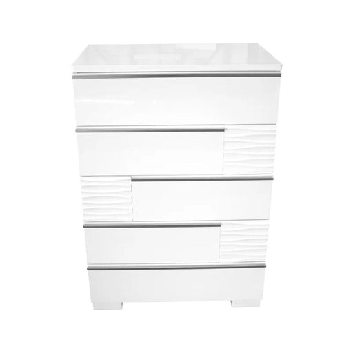 5 Drawer Chest, Bedroom - White Home Essentials