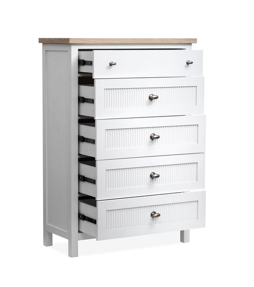 Windmill Harbour - Drawer Chest - White Whisp And Sand Magnussen Furniture