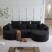 Curved Oversized Sectional Sofa With Extra Deep Seat Home Essentials