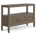 Lev - Console Table - Smoky Brown Simpli-Home