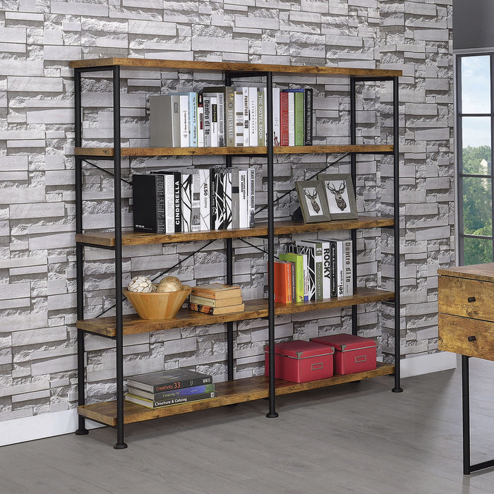 Double Wide Bookcase Shelves Furniture Max