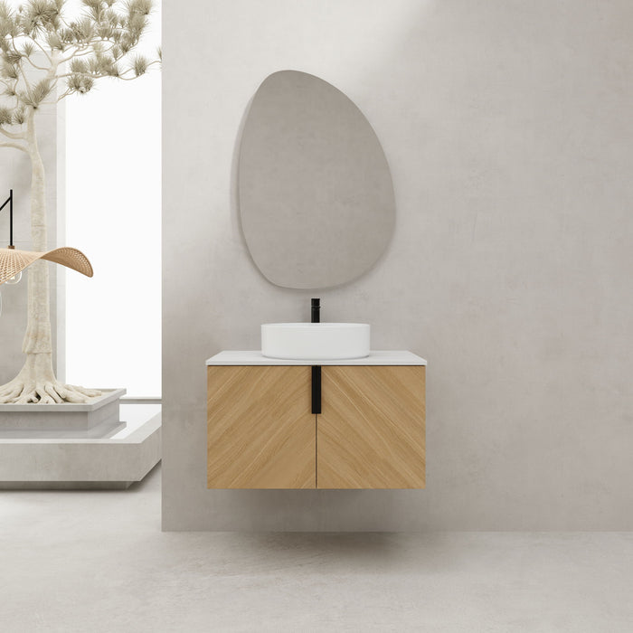 Wall Mounted Bathroom Vanity With Art Sink Home Essentials