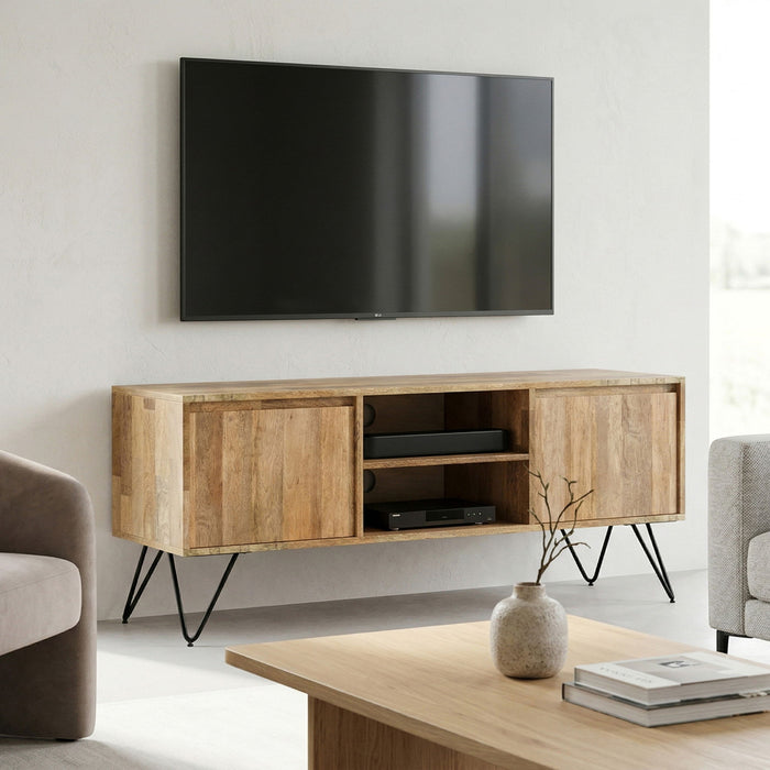 Hunter - Handcrafted TV Media Stand Simpli-Home