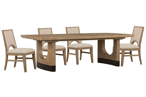 Tristan - Extendable Trestle Dining Table Set Magnussen Furniture