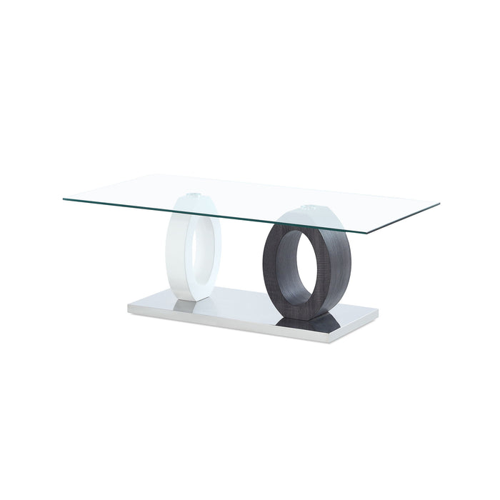 Tracker - Coffee Table - Brown / White Global Furniture USA