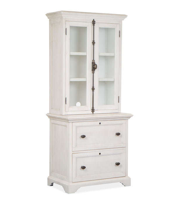 Bronwyn - Lateral File With Hutch - Alabaster Magnussen Furniture