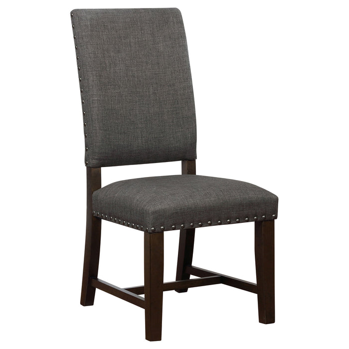Ayers - Upholstered Side Chair (Set of 2) - Gray Furniture Max
