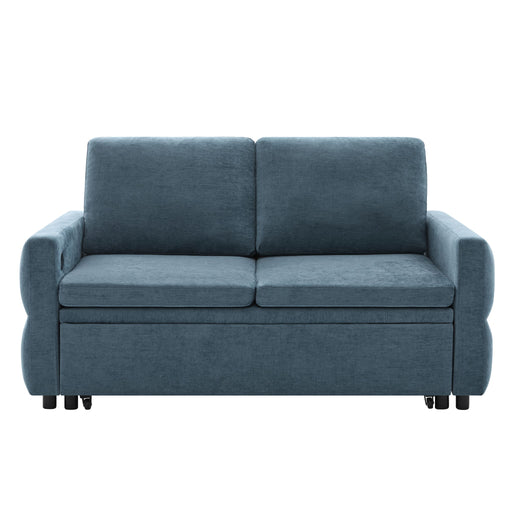 Convertible Sofa Bed Loveseat With Adjustable Backrest And USB Ports Hearth and Haven