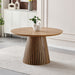 Round Dining Table For Dining Room - Natural Wood Home Essentials