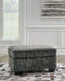 Lonoke - Ottoman - Gunmetal Signature Design by Ashley®