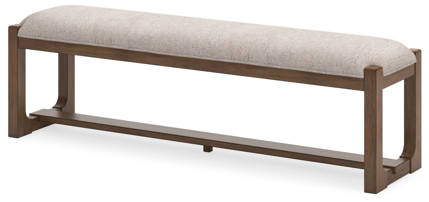 Cabalynn - Large Uph Dining Room Bench - Oatmeal / Light Brown Signature Design by Ashley®
